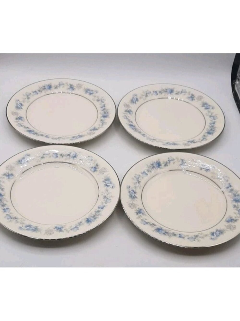 Vintage Noritake Bread and Butter Plates Ivory China Splendor 7235 Set of 4